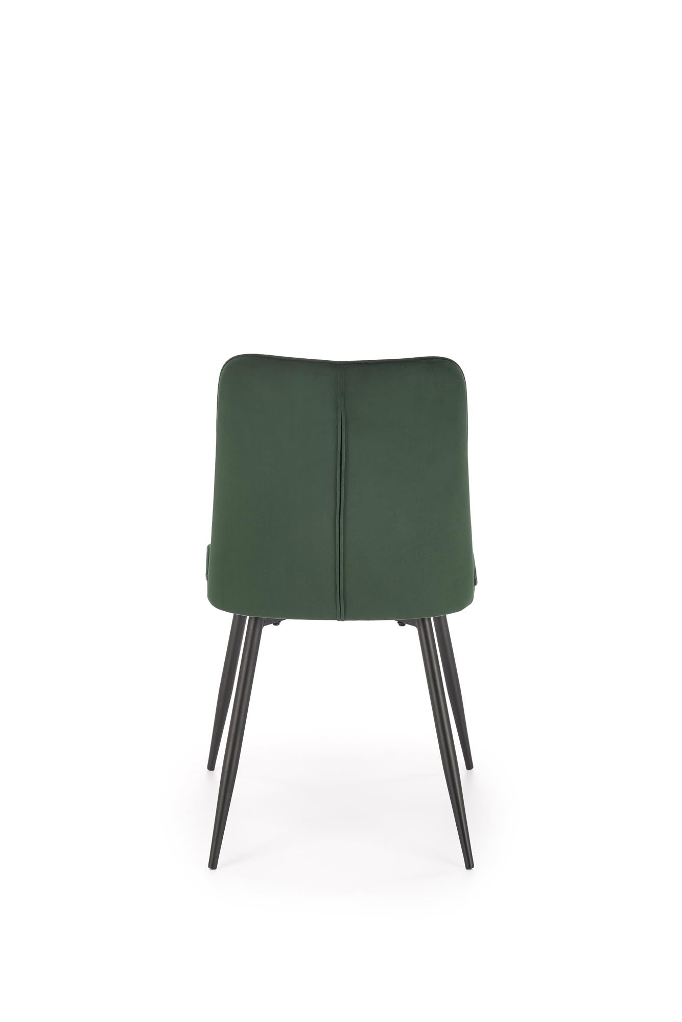 Halmar Sedia da pranzo in velluto K539 Verde