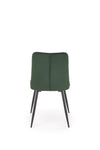 Halmar Sedia da pranzo in velluto K539 Verde