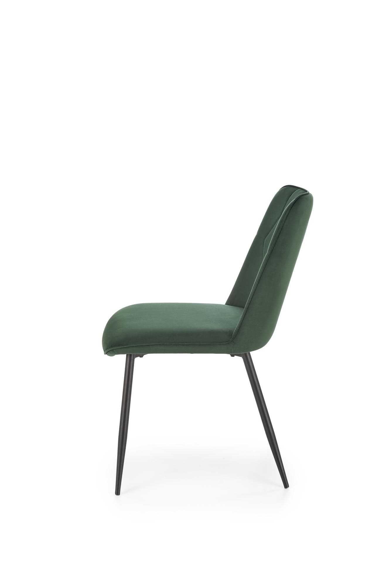 Halmar Sedia da pranzo in velluto K539 Verde