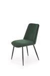 Halmar Sedia da pranzo in velluto K539 Verde