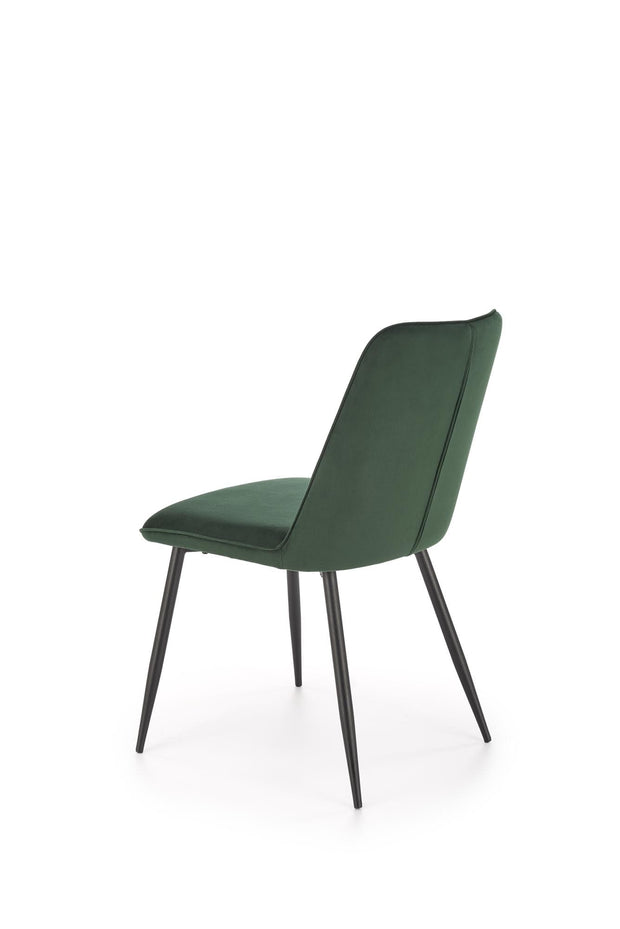 Halmar Sedia da pranzo in velluto K539 Verde