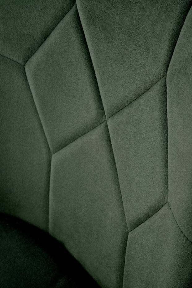 Sedia da pranzo in velluto K539 Verde (5)