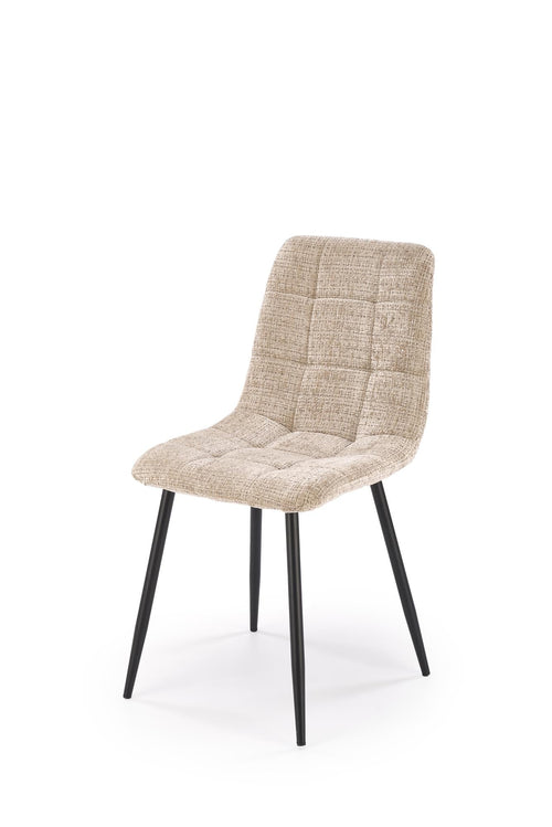Sedia da pranzo in velluto K547 Beige