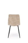 Sedia da pranzo in velluto K547 Beige (1)