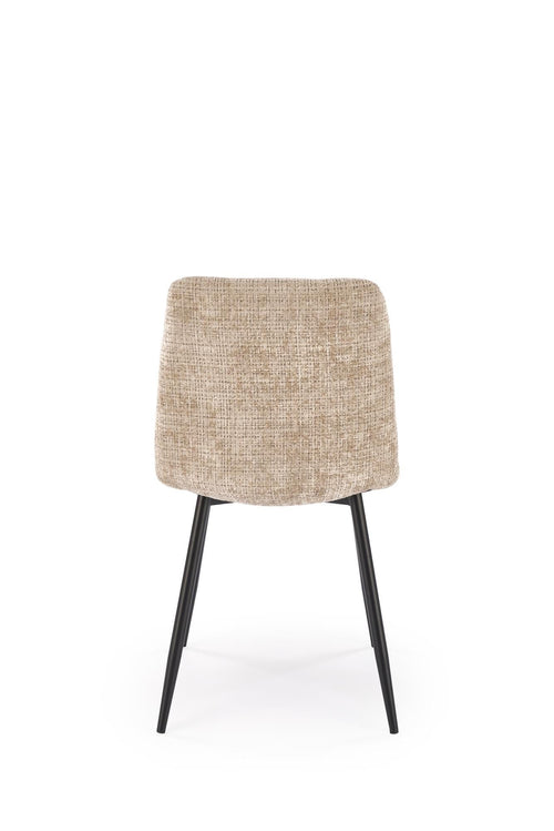 Sedia da pranzo in velluto K547 Beige (1)