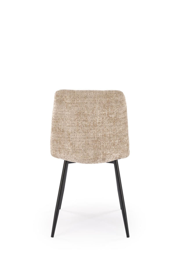 Sedia da pranzo in velluto K547 Beige (1)