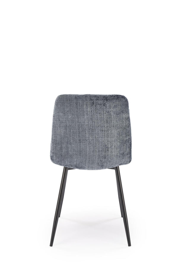 Sedia da pranzo in velluto K547 Grigio (2)