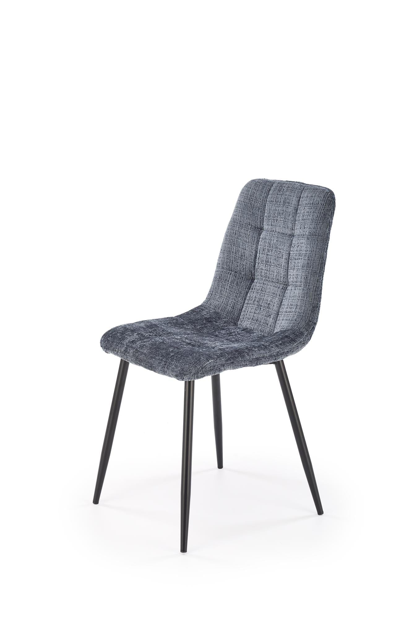 Sedia da pranzo in velluto K547 Grigio (4)