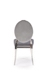 Sedia da pranzo in velluto K555 Grigio (2)