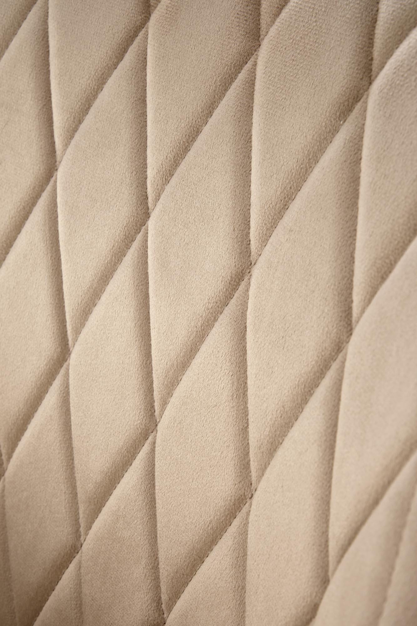 Sedia da pranzo in velluto K558 Beige (5)