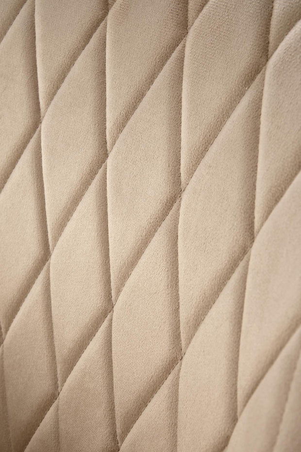 Sedia da pranzo in velluto K558 Beige (5)