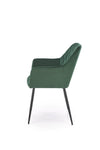Sedia da pranzo in velluto K558 Verde (3)