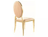 Sedia da pranzo in velluto King Beige (1)