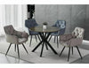 Sedia da pranzo in velluto Mango Beige (1)