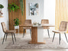 Sedia da pranzo in velluto Miley Beige (3)