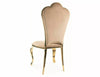 Sedia da pranzo in velluto Queen Beige (1)