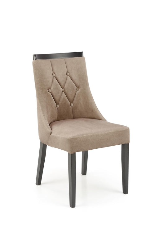 Sedia da pranzo in velluto Royal Beige
