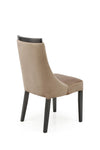 Sedia da pranzo in velluto Royal Beige (4)