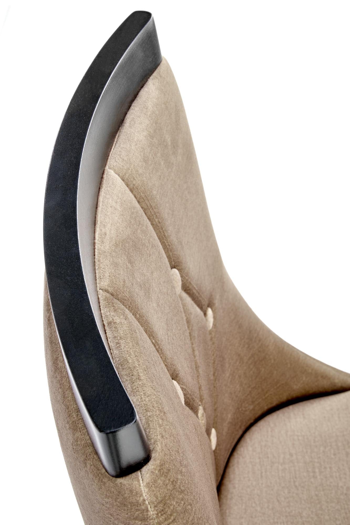 Sedia da pranzo in velluto Royal Beige (5)