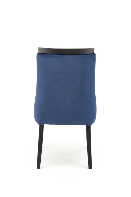Sedia da pranzo in velluto Royal Blu (1)