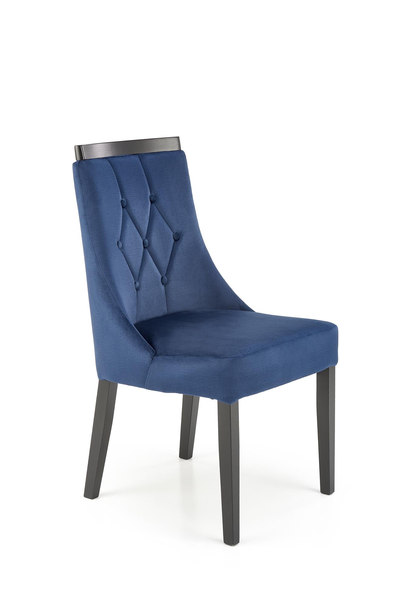 Sedia da pranzo in velluto Royal Blu (3)