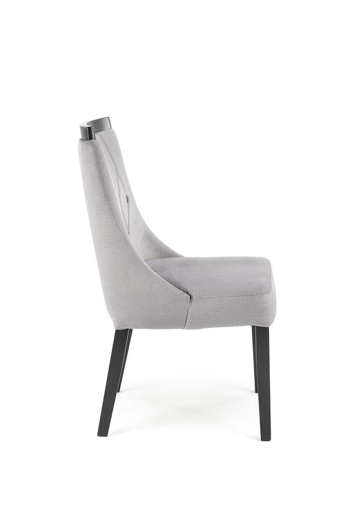 Sedia da pranzo in velluto Royal Grigio (1)