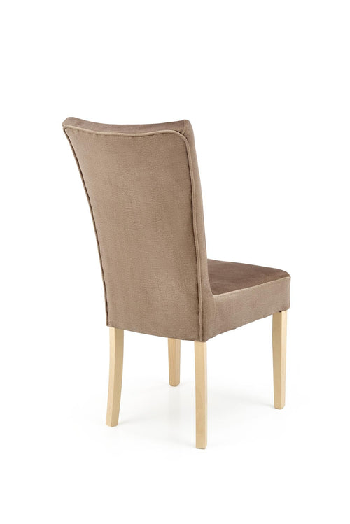 Sedia da pranzo in velluto Vermont Beige (1)