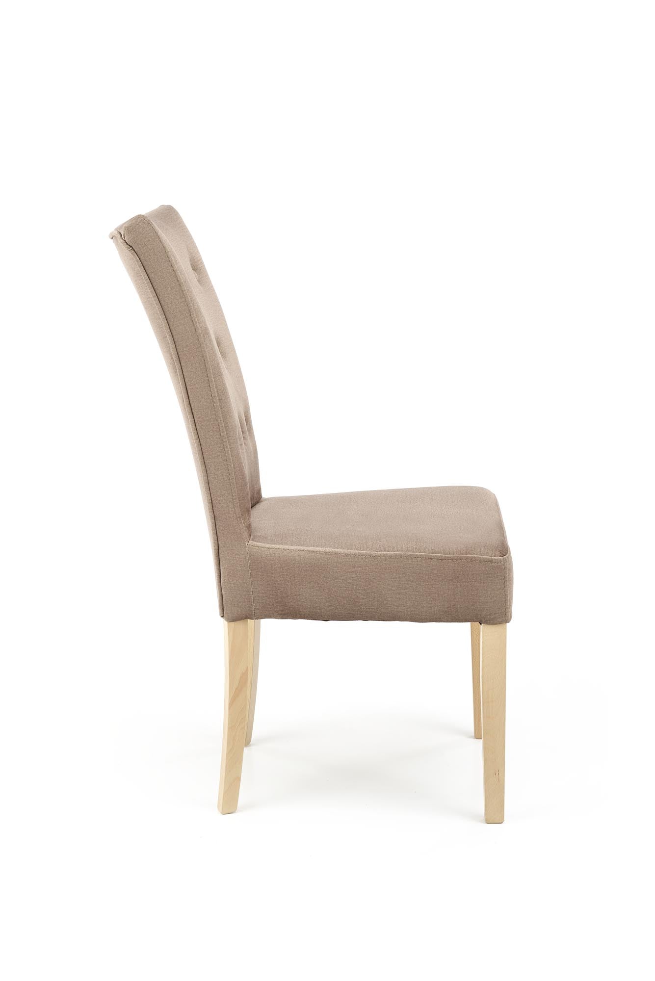 Sedia da pranzo in velluto Vermont Beige (2)