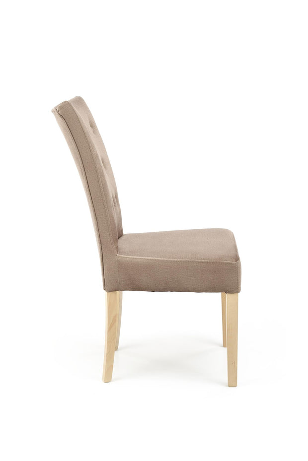 Sedia da pranzo in velluto Vermont Beige (2)