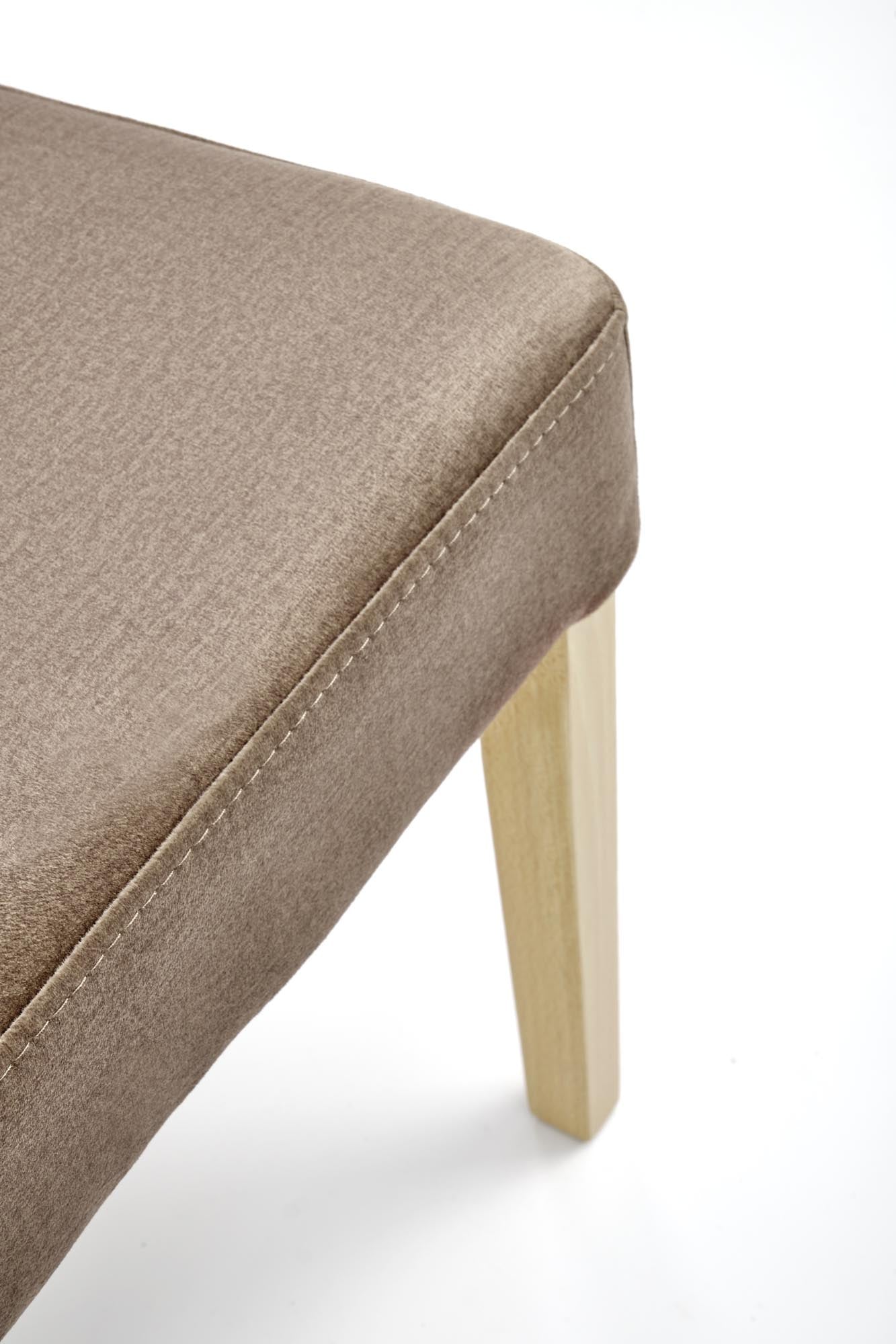 Halmar Sedia da pranzo in velluto Vermont Beige
