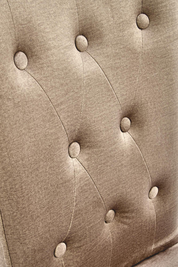 Sedia da pranzo in velluto Vermont Beige (4)