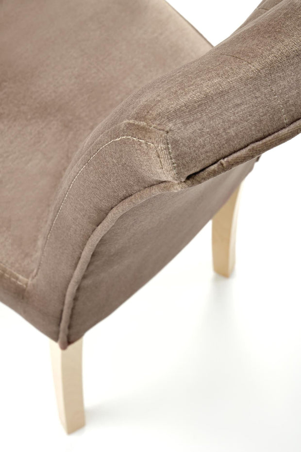 Sedia da pranzo in velluto Vermont Beige (5)