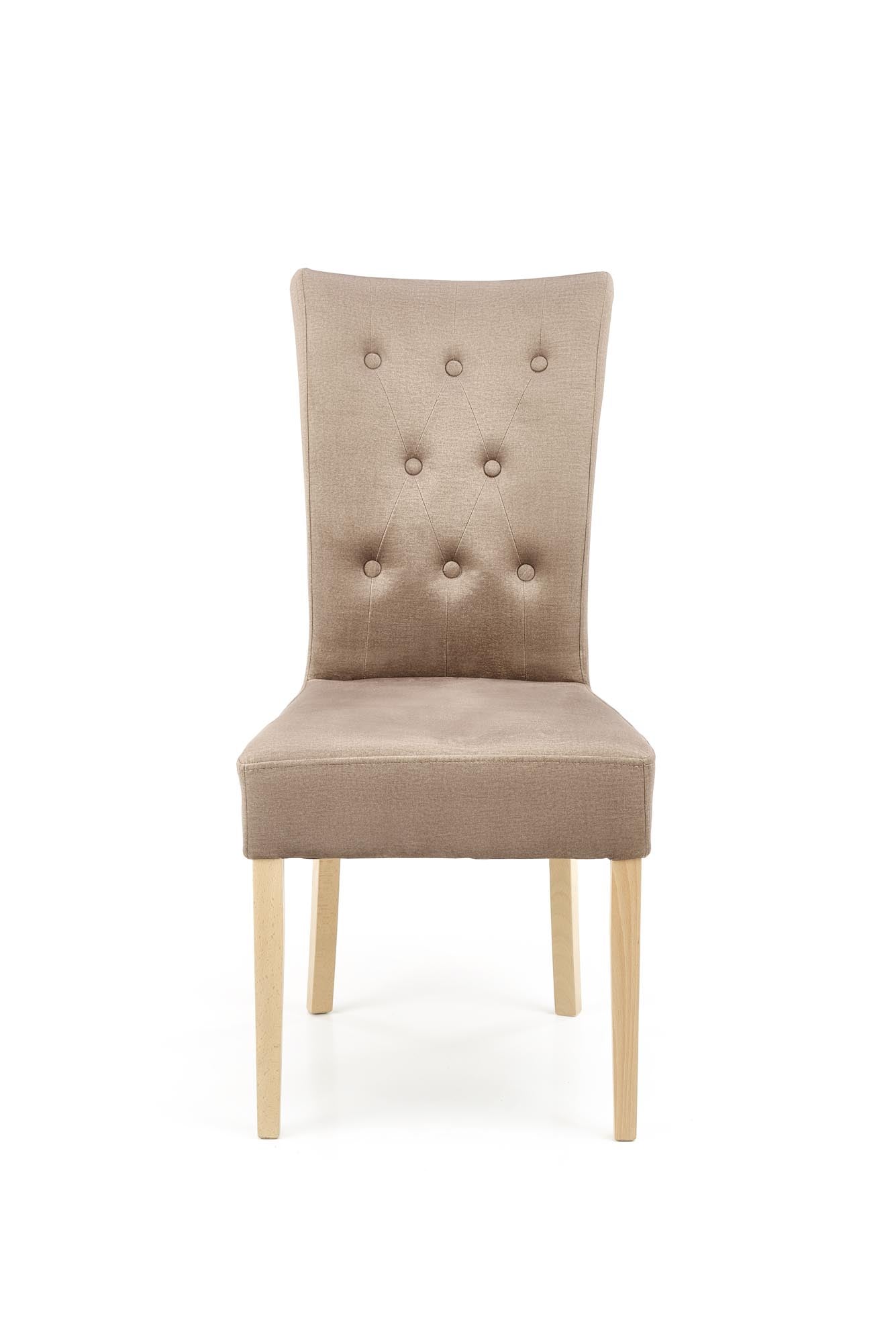 Sedia da pranzo in velluto Vermont Beige (6)