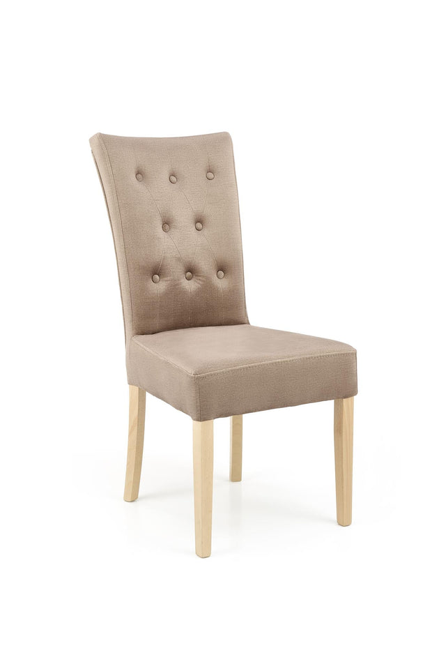 Sedia da pranzo in velluto Vermont Beige (7)