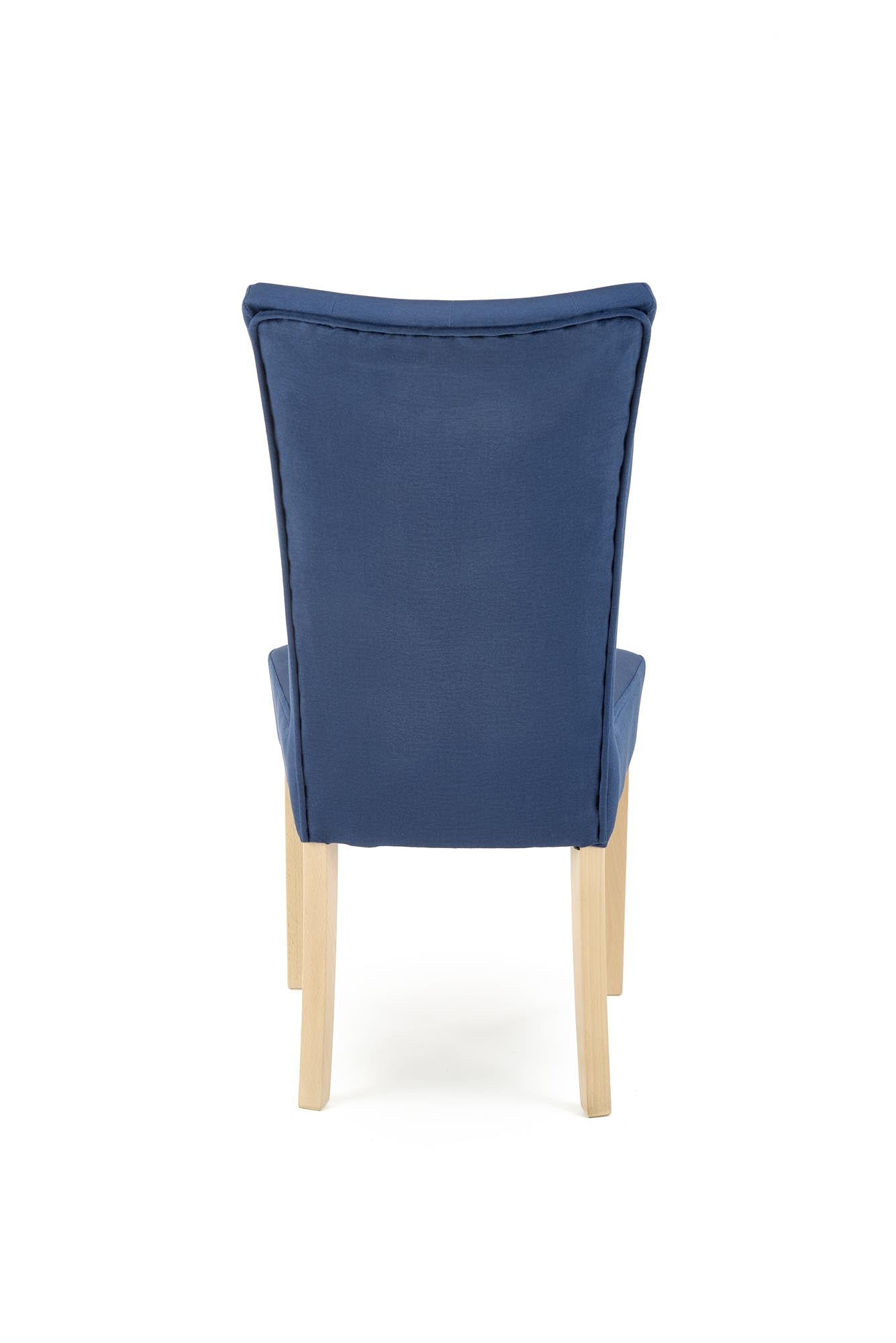 Sedia da pranzo in velluto Vermont Blu (1)
