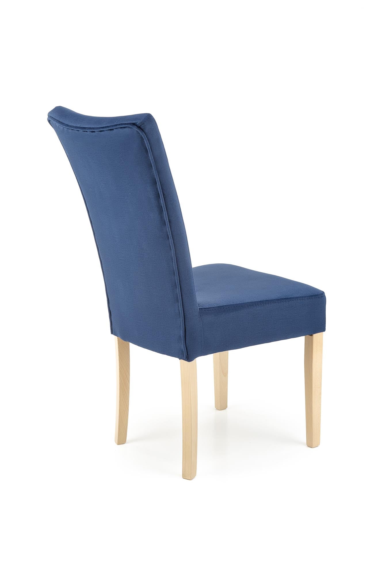 Sedia da pranzo in velluto Vermont Blu (3)