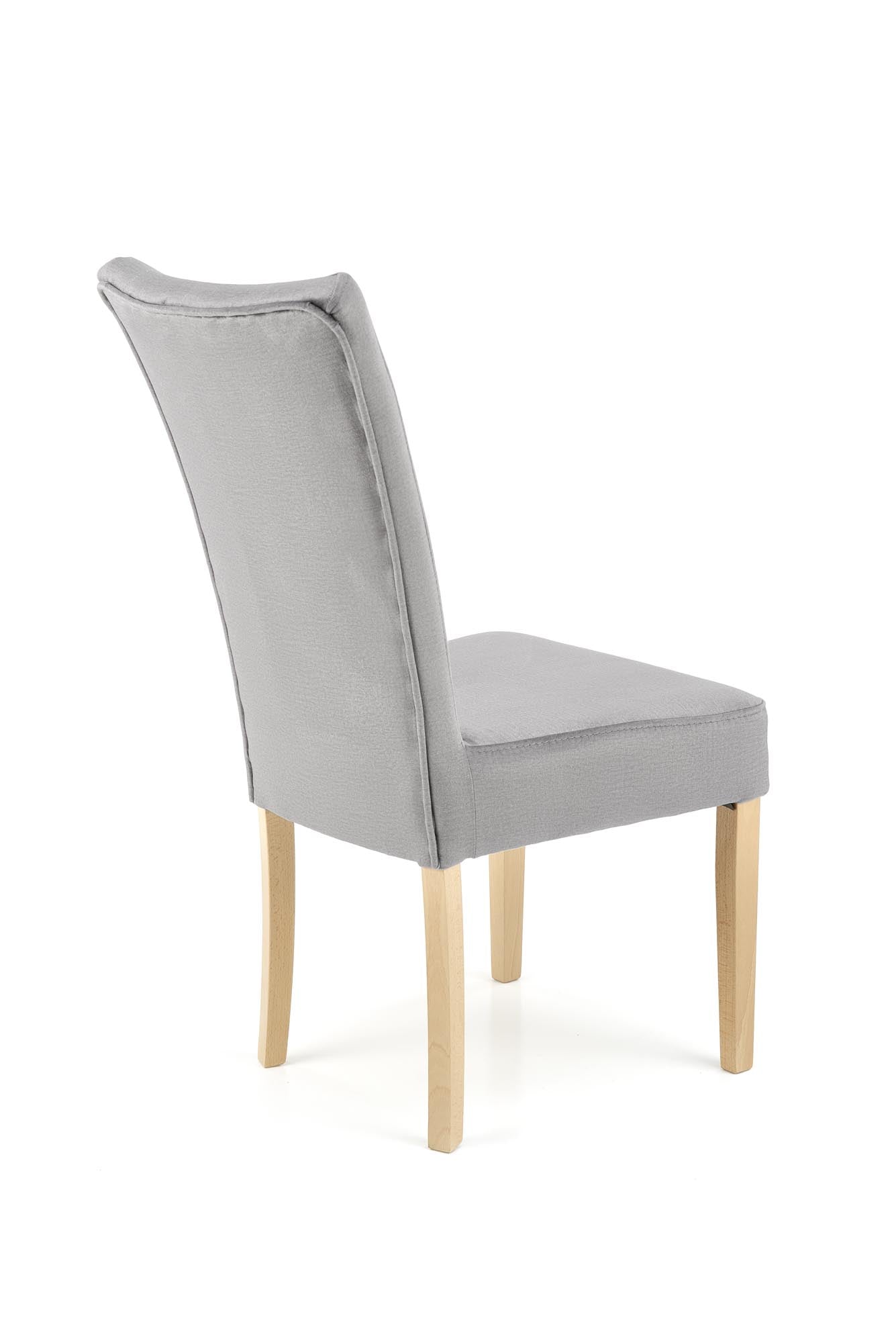 Sedia da pranzo in velluto Vermont Grigio (3)