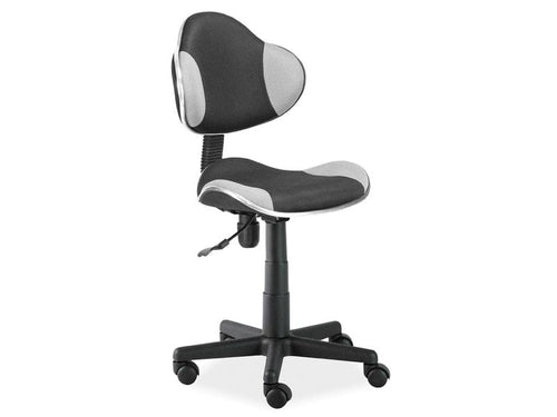 Sedia da scrivania per bambini in tessuto Q-G2 Grigio
