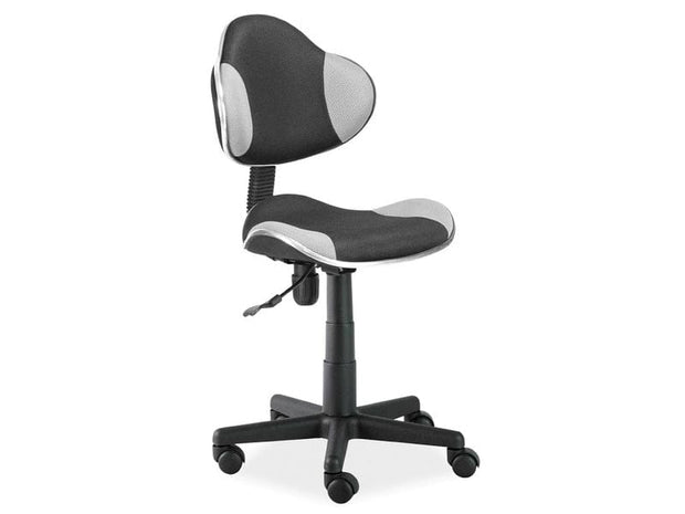 Sedia da scrivania per bambini in tessuto Q-G2 Grigio