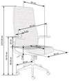 Sedia da ufficio Arethusa Grigio (9)