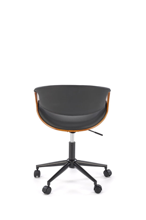 Sedia da ufficio in ecopelle Bilbo Nero (3)