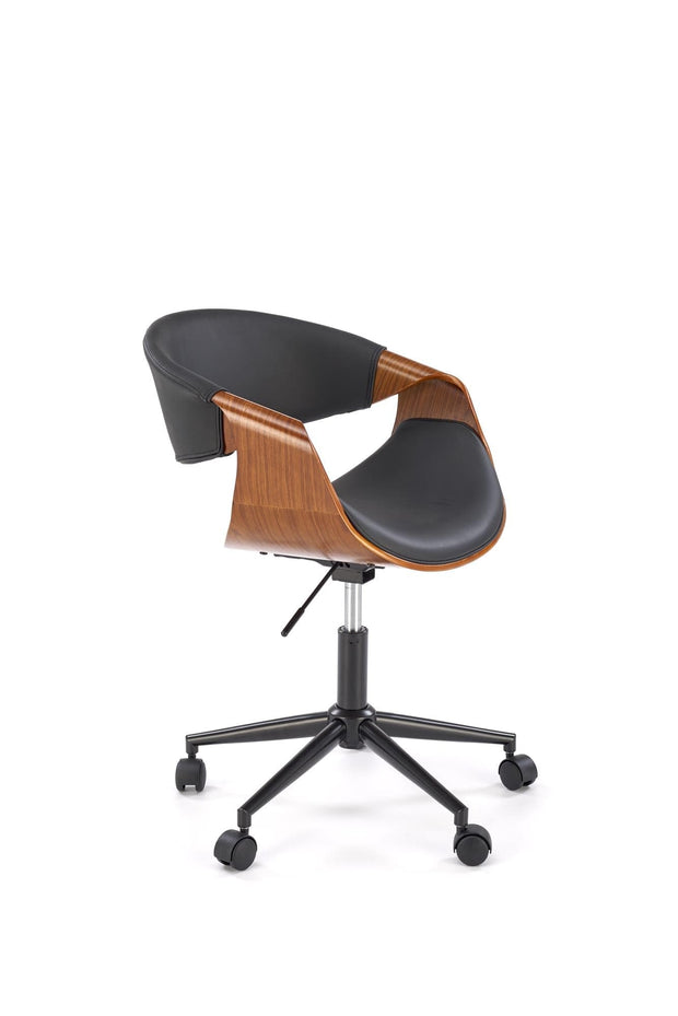 Sedia da ufficio in ecopelle Bilbo Nero (6)