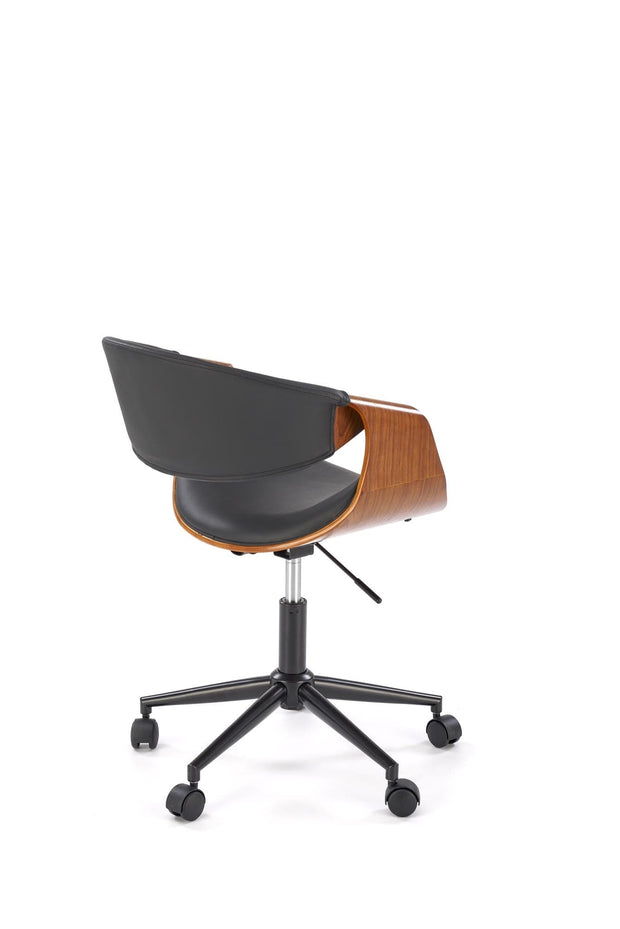 Sedia da ufficio in ecopelle Bilbo Nero (7)