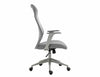 Sedia da ufficio in ecopelle Q-346 Grigio (1)