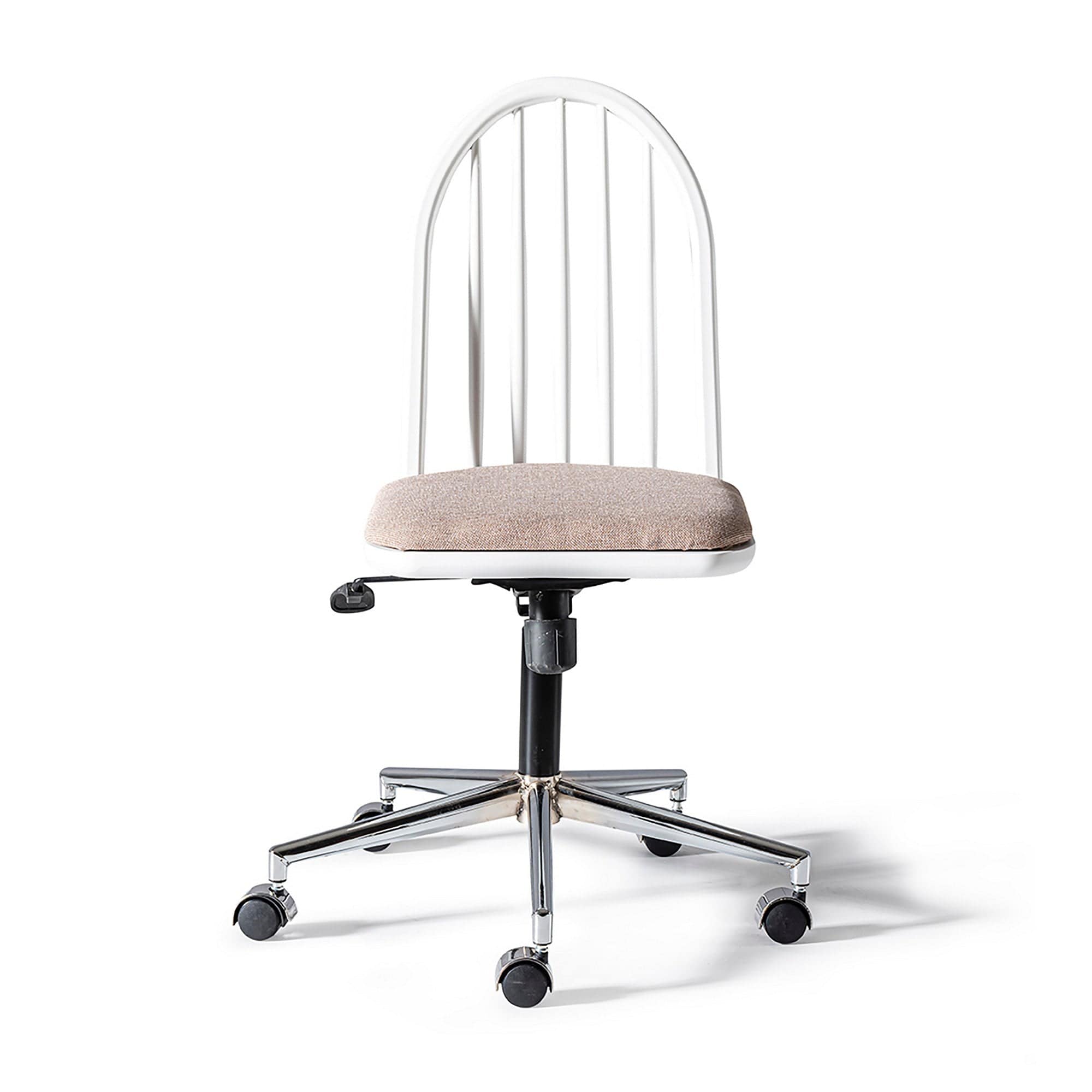 Sedia da ufficio in tessuto Albero 64 Beige (1)
