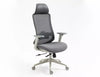 Sedia da ufficio in tessuto Ergon Grigio