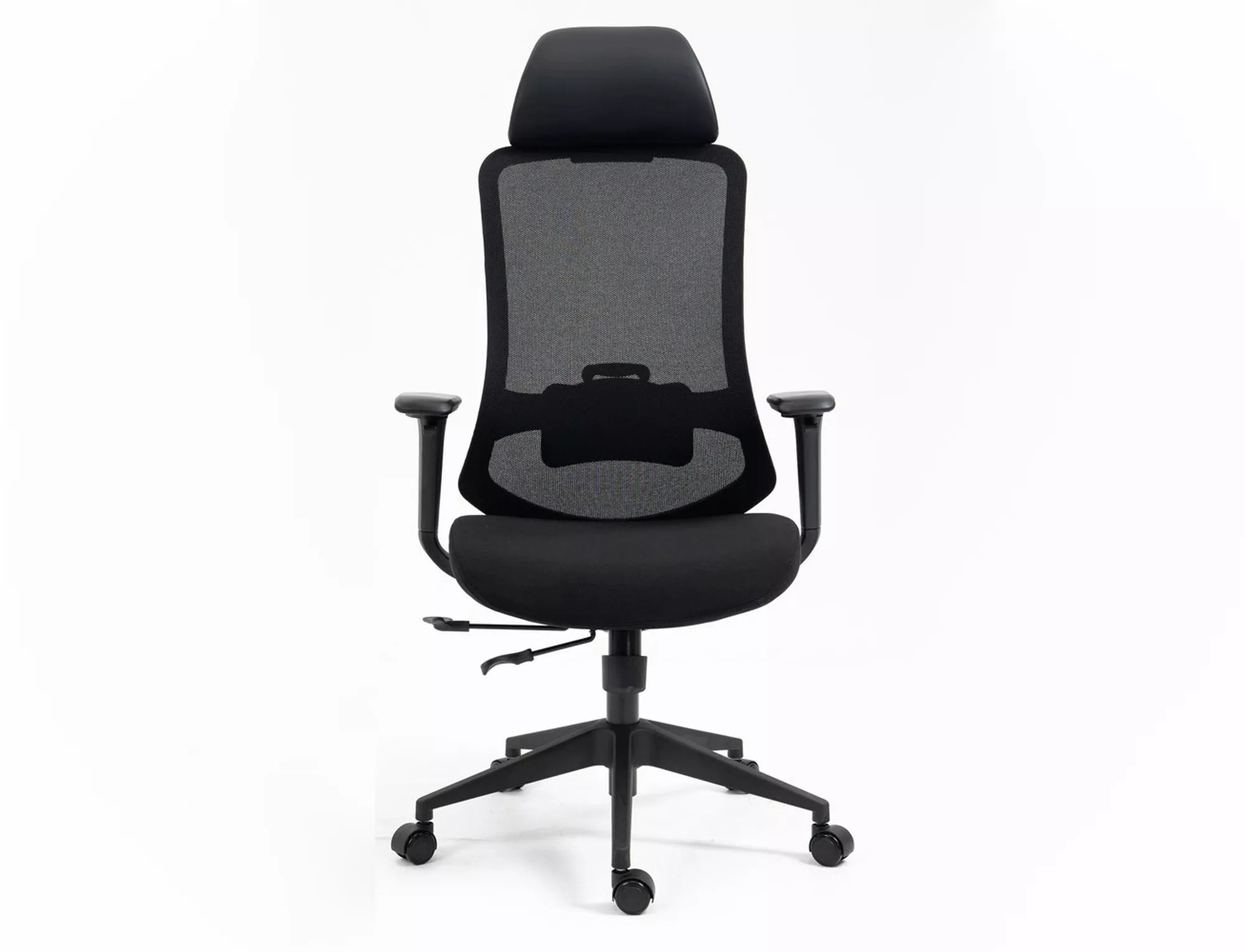 Sedia da ufficio in tessuto Ergon Nero (1)