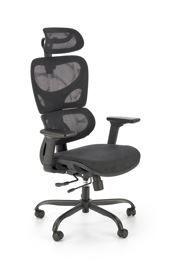 Sedia da ufficio in tessuto Gotard Nero