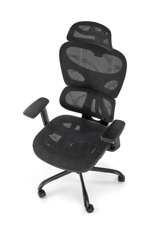 Sedia da ufficio in tessuto Gotard Nero (2)