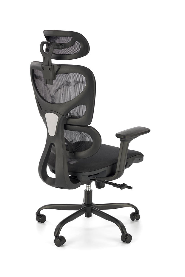 Sedia da ufficio in tessuto Gotard Nero (5)
